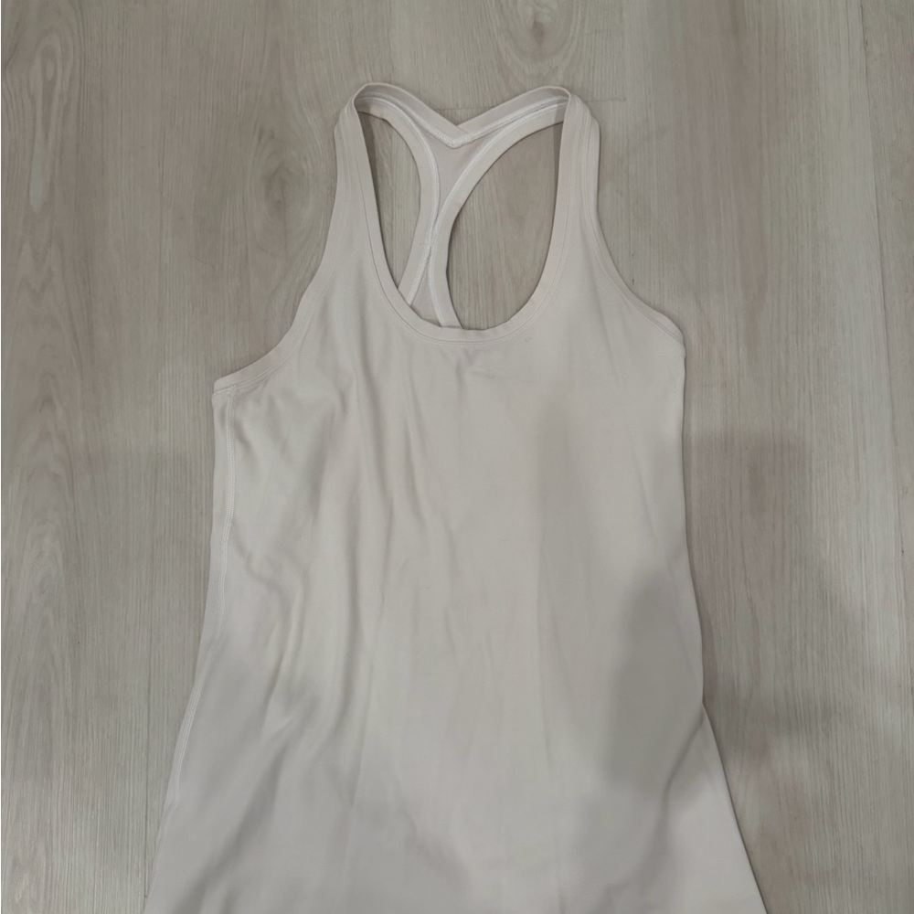 Lululemon Athletica Cream Racerback Tank Top